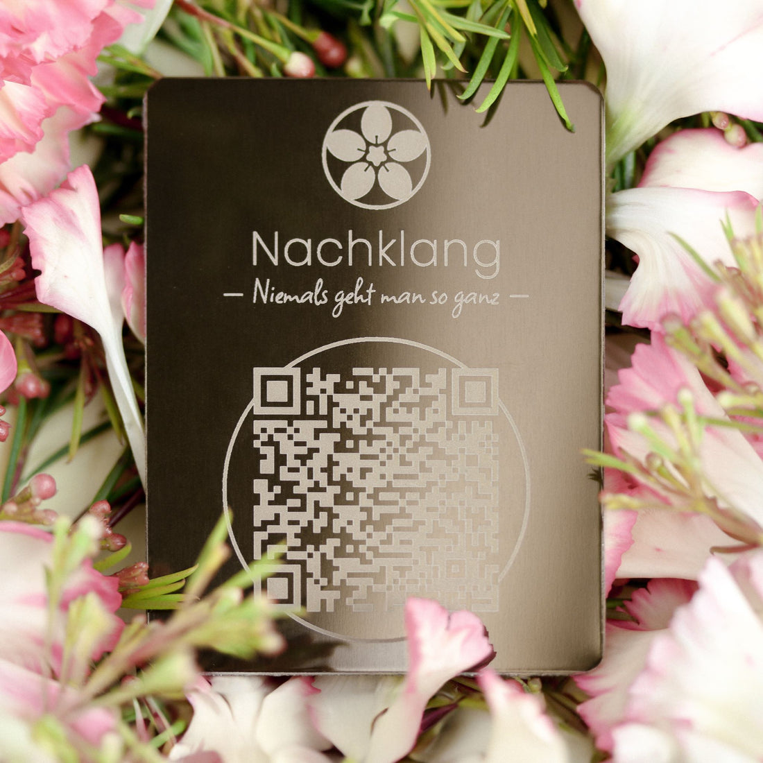 QR-Medaillons "Klassisch" (2er Pack) - bronze glänzend