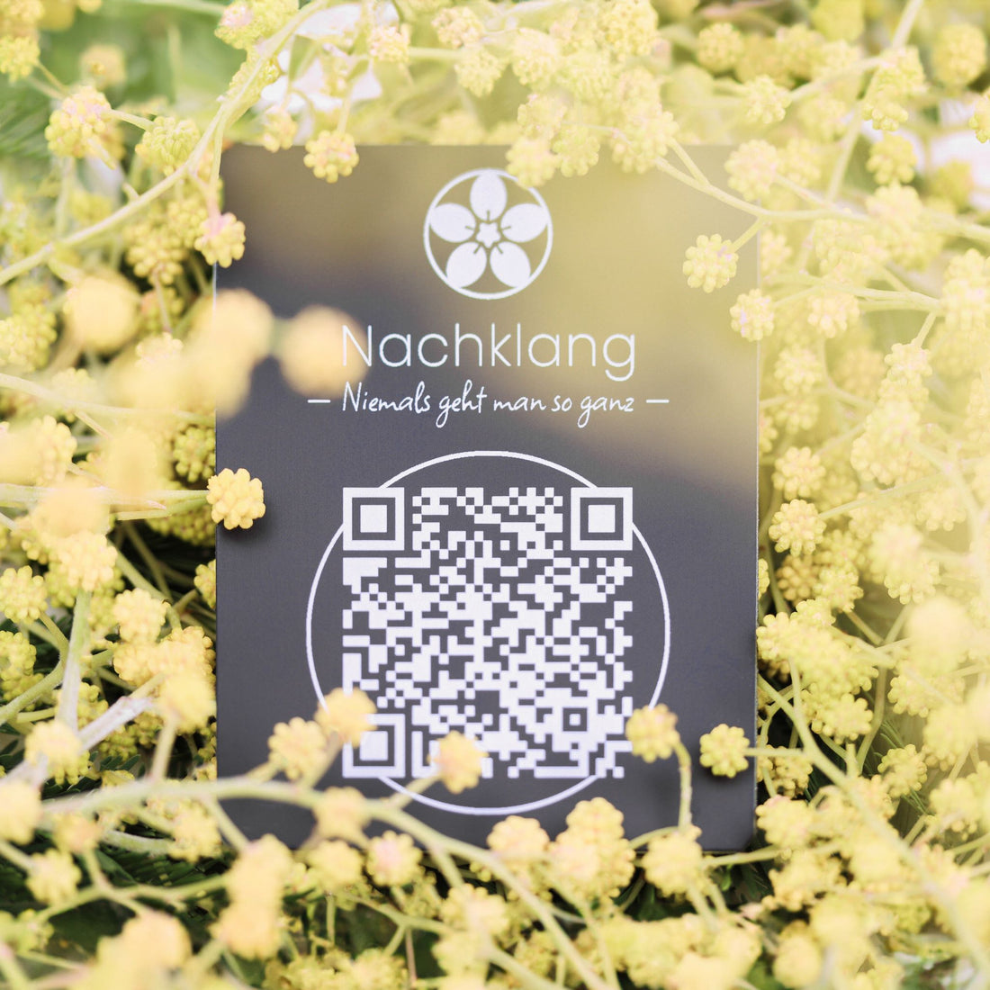 QR-Medaillons "Klassisch" (2er Pack) - schwarz matt